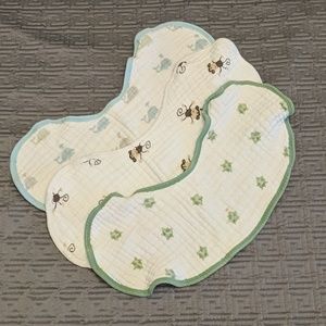 Burp cloths set of 3